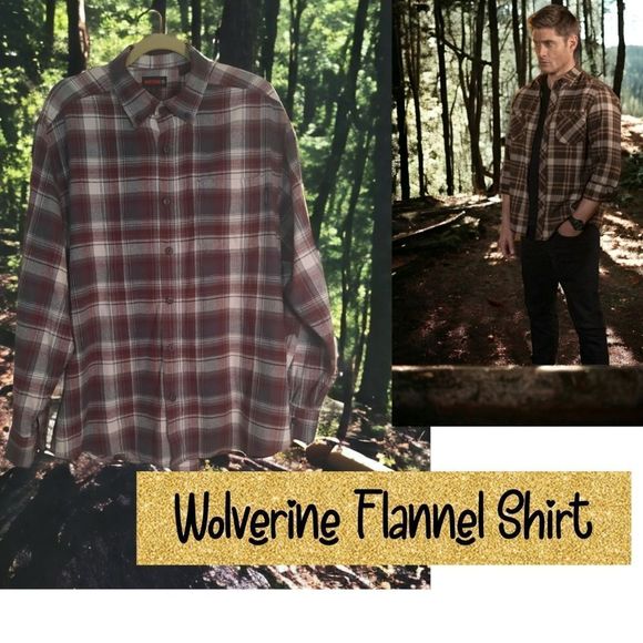 Wolverine Flannel Shirt - Picture 1 of 10